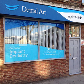 Enterance of Dental Art Implant Clinics - East Finchley